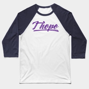 BTS J hope typography Baseball T-Shirt